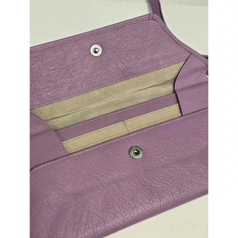 Pink 100% Genuine Leather RFID Protected Women's Multipurpose Wallet 9